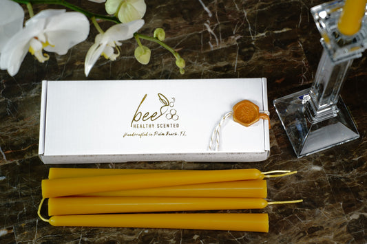 Beeswax Candles Aromatherapy Candles Taper Candles Pure Essential Oils Candles Cotton Wicks